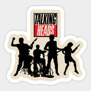 80s Talking Heads Sticker